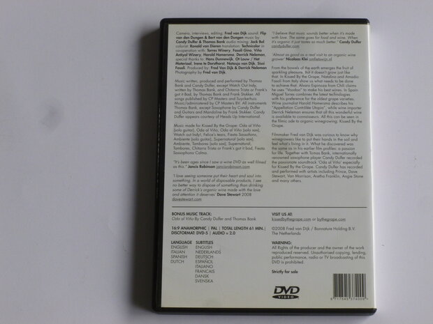 Kissed by the Grape - The Story behind organic wine (DVD)