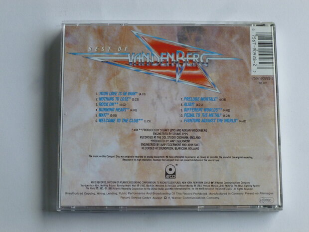 Vandenberg -  Best of Vandenberg