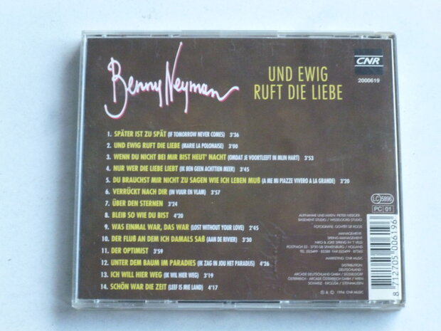 Benny Neyman - Und ewig ruft die liebe