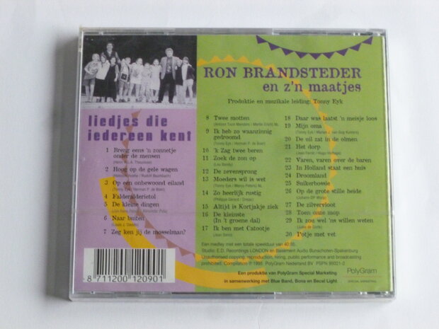 Ron Brandsteder en z'n maatjes - Liedjes die iedereen kent (nieuw)