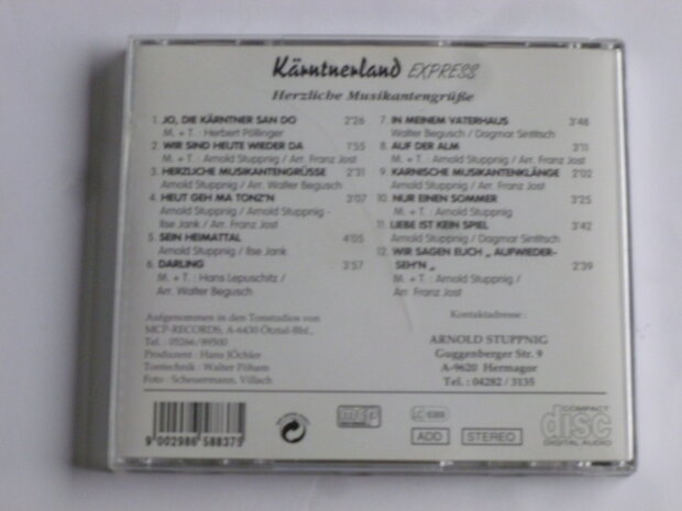 Karntnerland Express - Herzliche musikanten- gr&uuml;sse