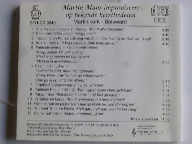 Martin Mans improviseert op bekende Kerstliederen