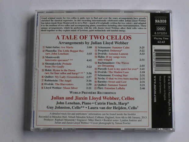 Jullian and Jiaxin Lloyd Webber - A Tale of Two Cellos 