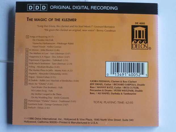 Giora Feidman - The Magic of the Klezmer