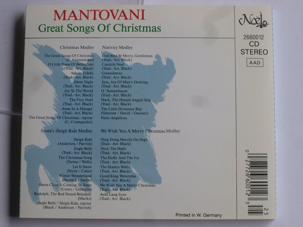 Mantovani - Great Songs of Christmas (MCR)