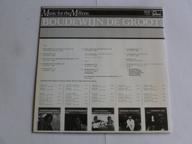 Boudewijn de Groot - Music for the Millions (LP) 6375462
