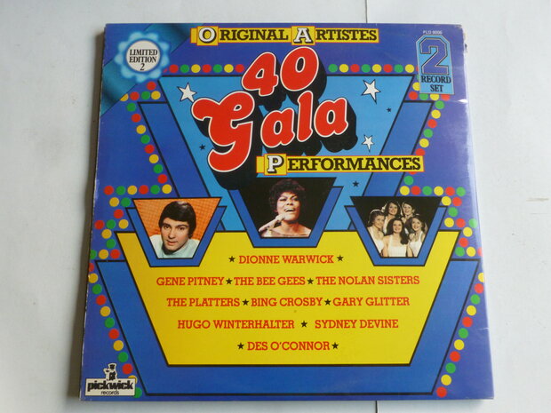 40 Gala Performances - original artists (2 LP)