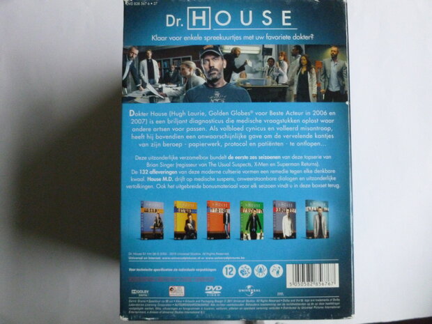 Dr. House - De Complete eerste zes seizoenen (34 DVD Box)