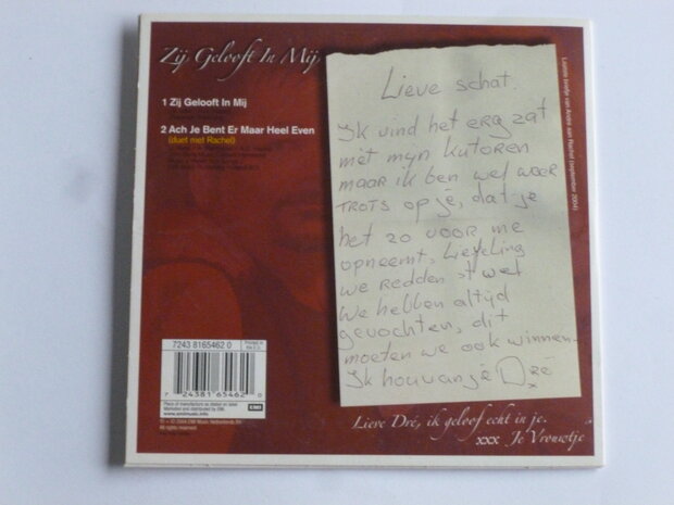 Andre Hazes - Zij gelooft in mij (CD Single)