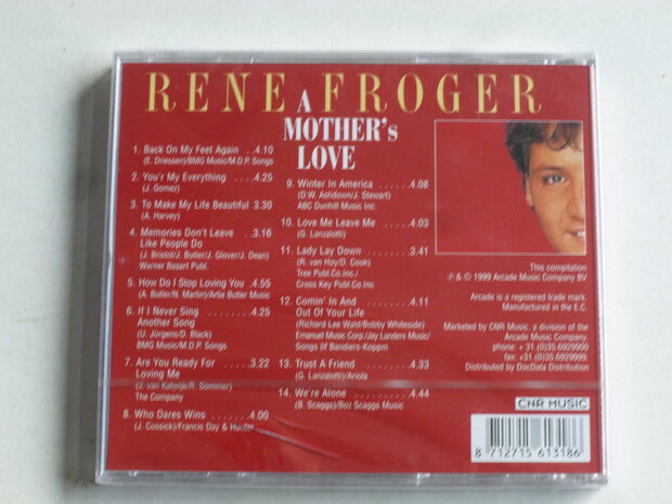 Rene Froger - A Mother's Love (nieuw)