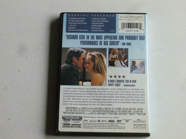 Dr. T & The Women - Robert Altman, Richard Gere (DVD) niet Nederlands ondertiteld