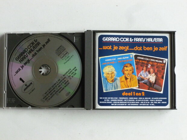 Gerard Cox & Frans Halsema - Wat je zegt...dat ben je zelf (2 CD)