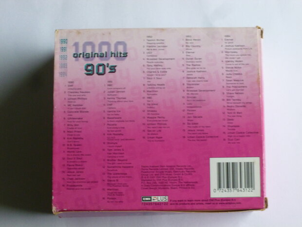 Original Hits 90's - 1990/1994 (5 CD)