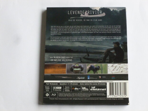 Levende Rivier - volg de rivier, de man en zijn kano - Ruben Smit (Blu-ray)