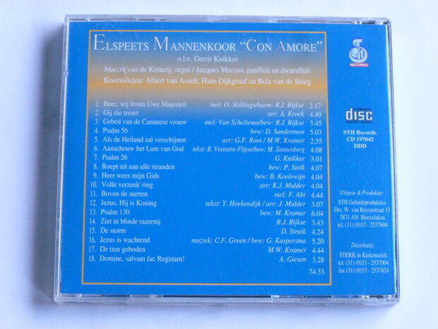 Elspeets Mannenkoor Con Amore - Heer, wij prijzen Uw heil'gen Naam