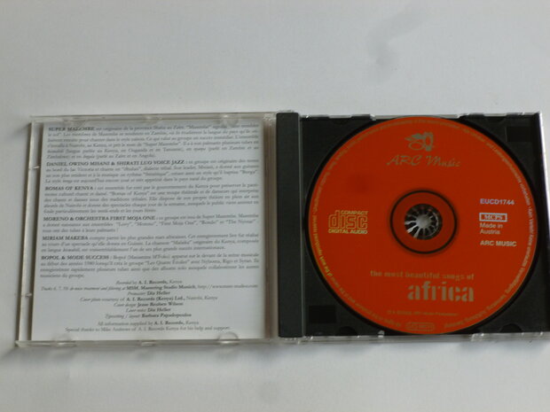 The most beautiful songs of Africa - various artists