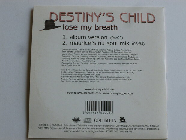 Destiny's Child - Lose my Breath (CD Single)