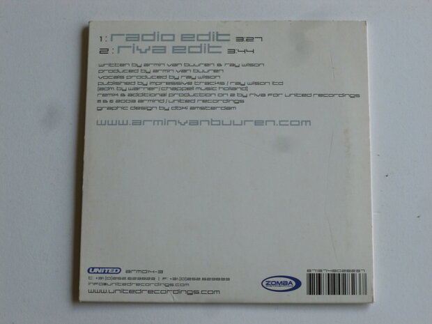 Armin van Buuren feat. Ray Wilson - Yet another day (CD Single)
