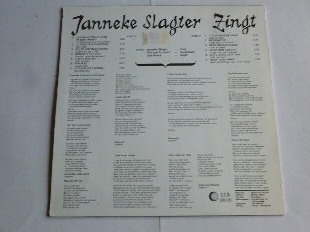 Janneke Slagter zingt (LP) 