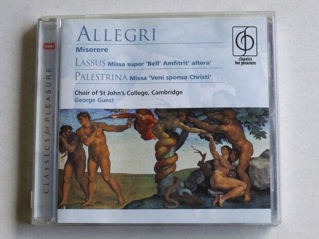 Allegri, Lassus, Palestrina - Choir of St. John's College, Cambridge , George Guest