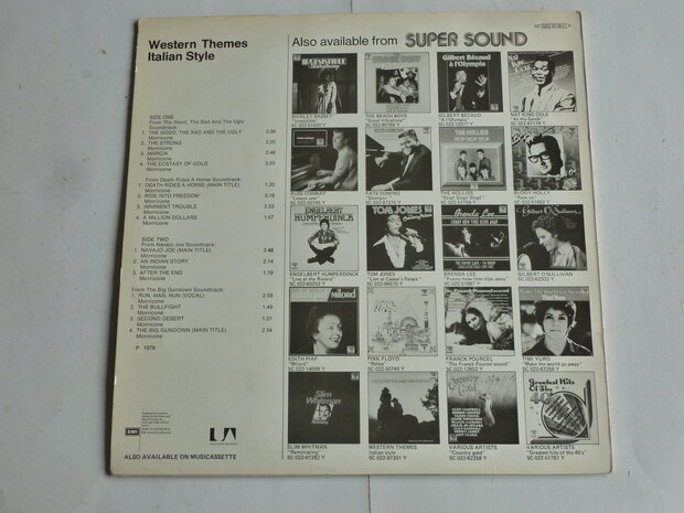 Western Themes Italian Style - Ennio Morricone (LP) 5c02297301