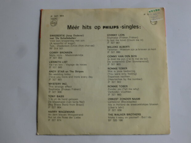 Willeke Alberti - Morgen ben ik de Bruid (vinyl single)