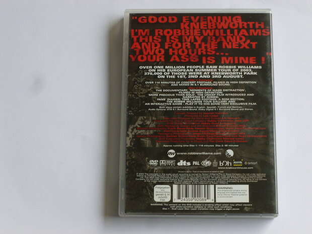Robbie Williams - What we did last summer / Live at Knebworth (2 DVD) 2003