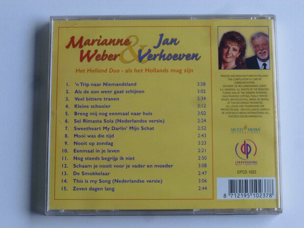 Marianne Weber & Jan Verhoeven - Als het Hollands mag zijn