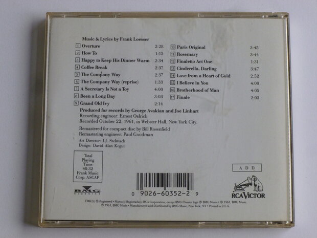 How to succeed in Business without really trying - Original Broadway Cast Recording