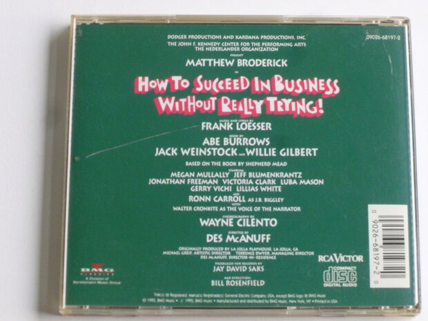 How to succeed in business without really trying! - Matthew Broderick