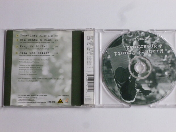 Michael Franti & Spearhead - Sometimes / CD 1 (CD Single)