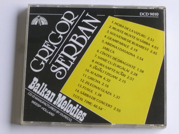 Gregor Serban - Balkan Melodies