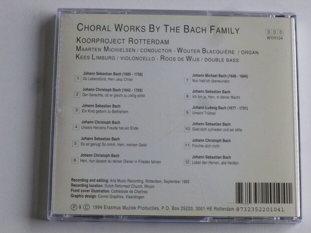 Choral Works by The Bach Family - Koorproject Rotterdam
