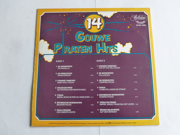 14 Gouwe Piraten Hits (LP) BCBS 1669