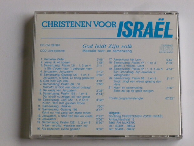 Christenen voor Isra&euml;l -God leidt Zijn volk 