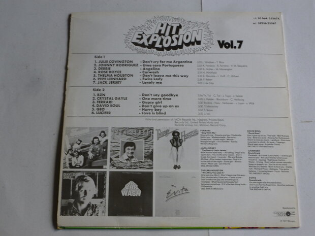 Hit Explosion - Vol.7 original hits (LP)