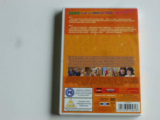 Hairspray - john Travolta, Pfeiffer (2 DVD) niet Nederlands ondert.