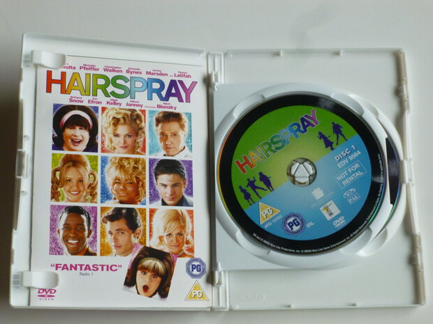 Hairspray - john Travolta, Pfeiffer (2 DVD) niet Nederlands ondert.