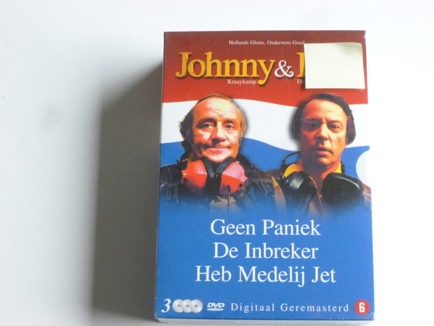 Johnny & Rijk - Geen Paniek, De Inbreker, Heb Medelij Jet (3 DVD) Nieuw