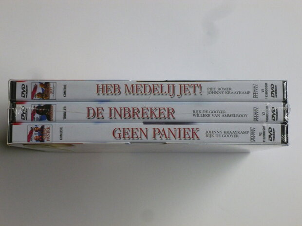 Johnny & Rijk - Geen Paniek, De Inbreker, Heb Medelij Jet (3 DVD) Nieuw