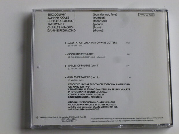 Charles Mingus Sextet - Concertgebouw Amsterdam 1964 / vol. two