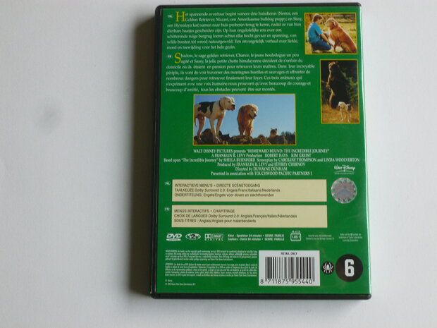 Homeward Bound / De Ongelofelijke Reis (DVD) walt disney