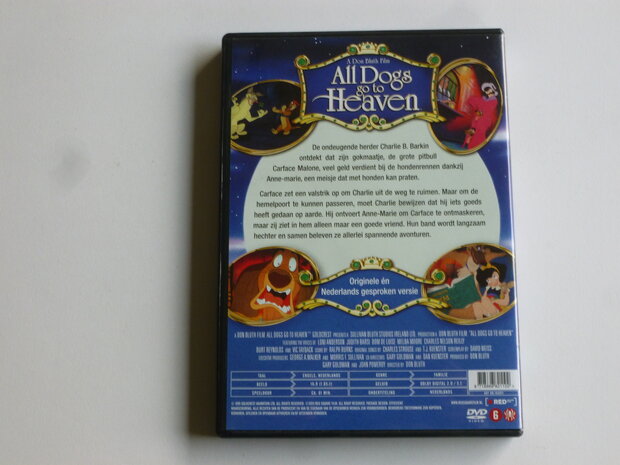 All Dogs go to Heaven - Don Bluth (DVD)