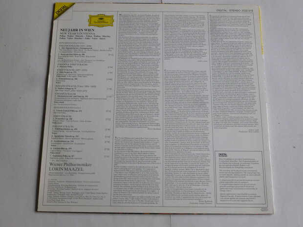 New Year's in Vienna - lorin maazel (LP) 2532018