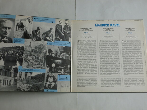 Ravel - Concertos pour piano et orchestra / Leonora Mila (LP)