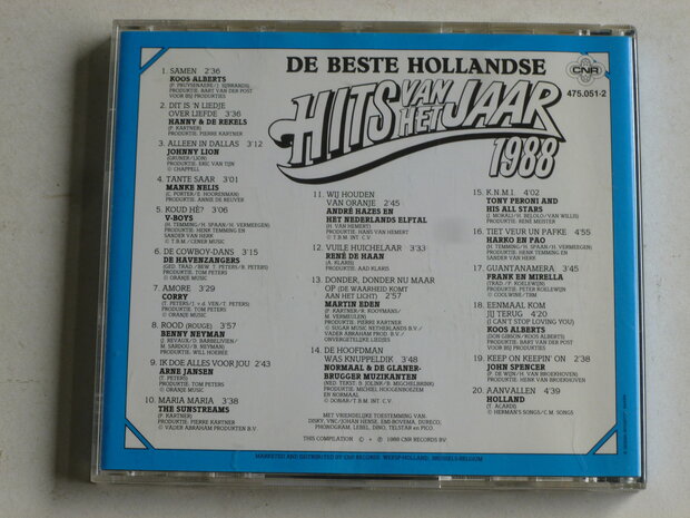De Beste Hollandse Hits van het Jaar 1988 (CNR)