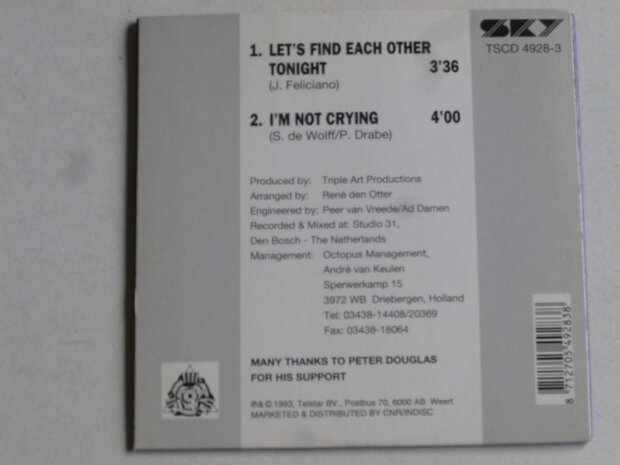 The Blue Diamonds - Let's find each other tonight (CD Single)