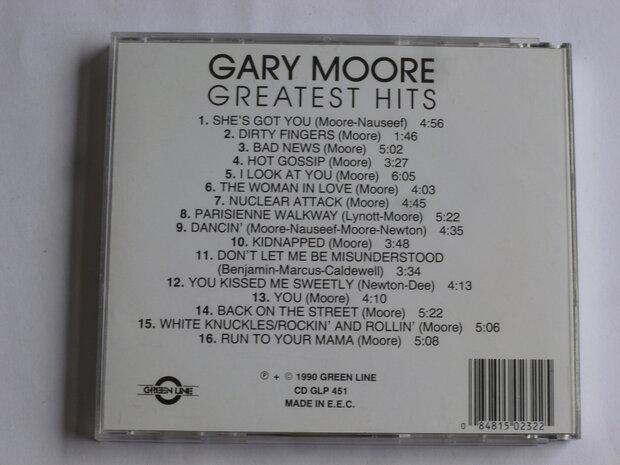 Gary Moore - Greatest Hits  (green line)