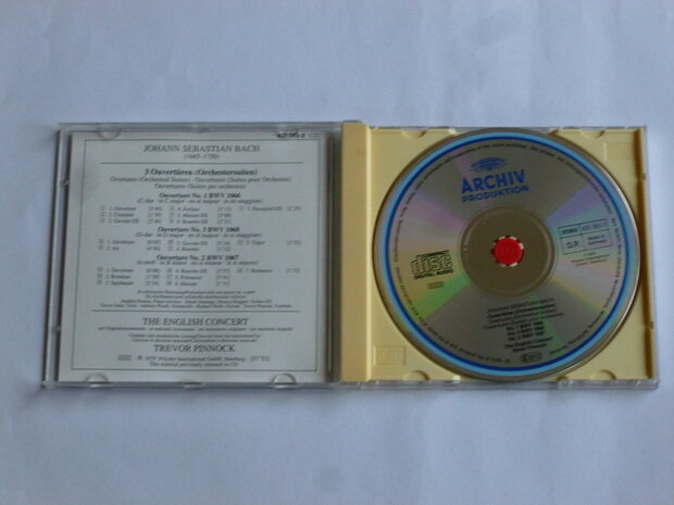 Bach - Ouvert&uuml;ren 1,2,3 / Trevor Pinnock