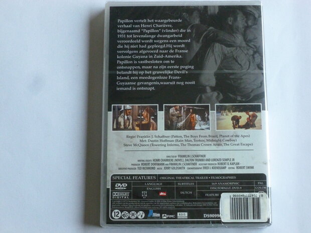 Papillon - Dustin Hoffman, Steve McQueen (DVD) Nieuw